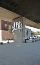 Skulpturen für die Stadt Peine am Platz unter der Südbrücke