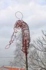 Skulptur aus Runddraht