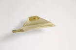 Flieger aus Kupferfolie, mit Schlagmetall vergoldet