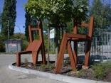 Stuhlskulpturen - Living Chairs aus Stahl