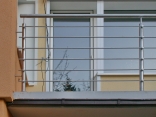 Balkon mit Balkongeländer aus Edelstahl - Edelstahlgeländer