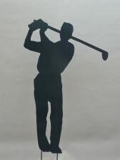 Golfer verzinkt unfd lackiert