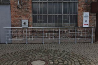 Kunstvolles Geländer aus feuerverzinktem Stahl, Preis per laufenden Meter