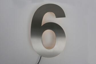 LED Hausnummer "6 "
