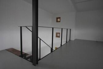 klasse Design! Treppe Brüstungsgeländer und Treppengeländer in schwarzem Stahl für die Fa. Klimmt