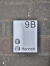 Hausnummer aus Edelstahl