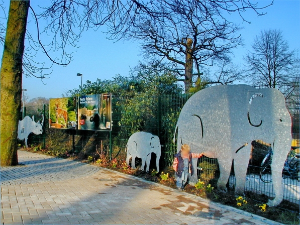 gelaserte Tiere für den Zoo Hannover