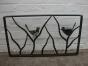 hübsches Fenstergitter mit Vögeln
