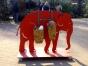 Elefanten als Warenträger in Tatzi Tatz Zooshop in Hannover
