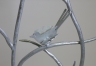 handgeschmiedetes Vogel Gitter aus feuerverzinktem Eisen