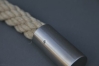 Seilabschluss für ein 38 mm Hanfseil als Edelstahl Abschlusstück