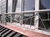 franz. Balkon, verzinkter Stahl in Schmitzstruktur, Preis pro Meter