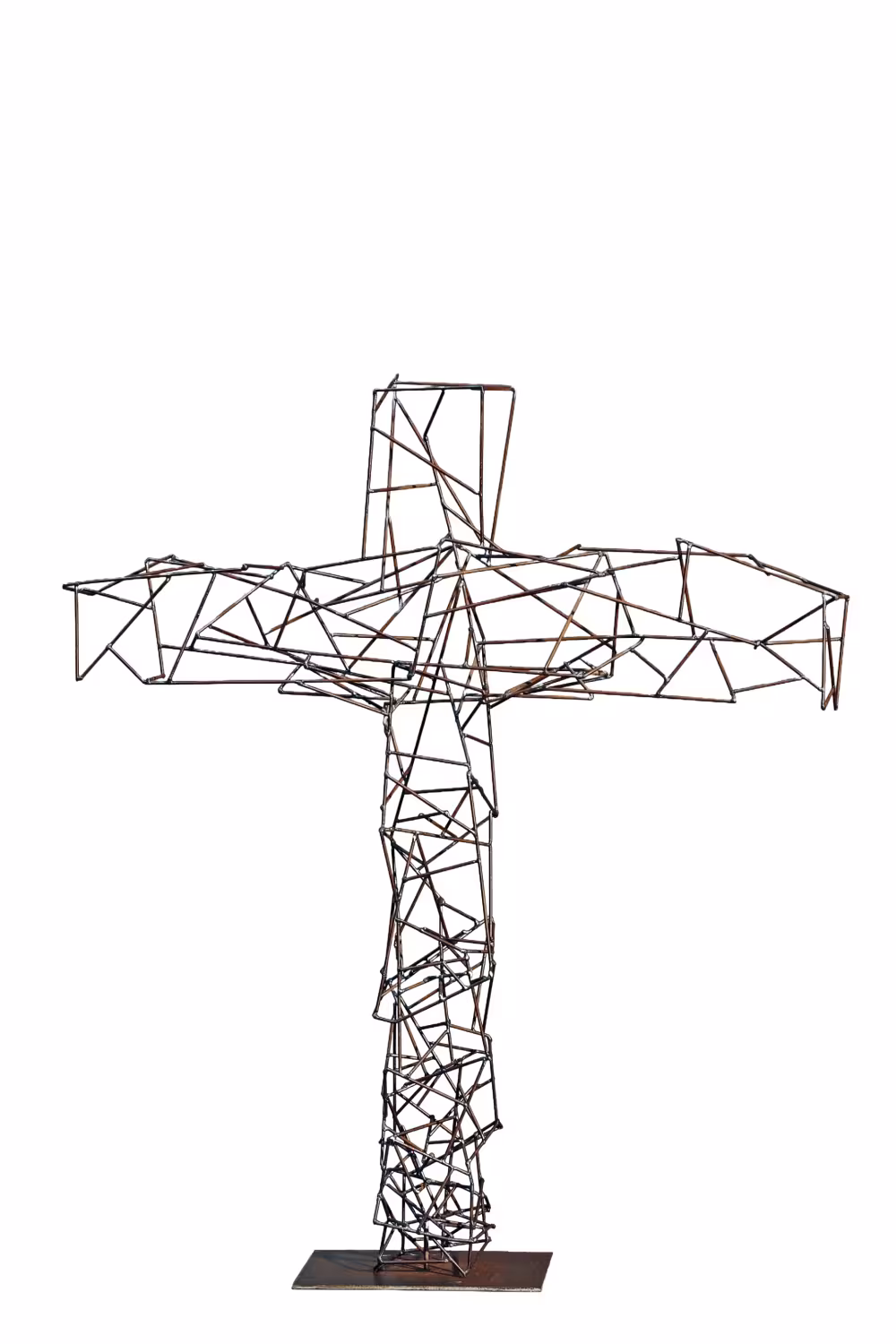 Kreuz aus 1,5 mm Schweißdraht