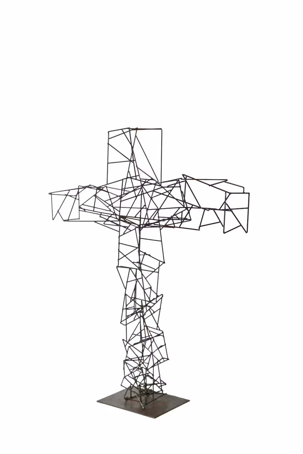 Kreuz aus 1,5 mm Schweißdraht