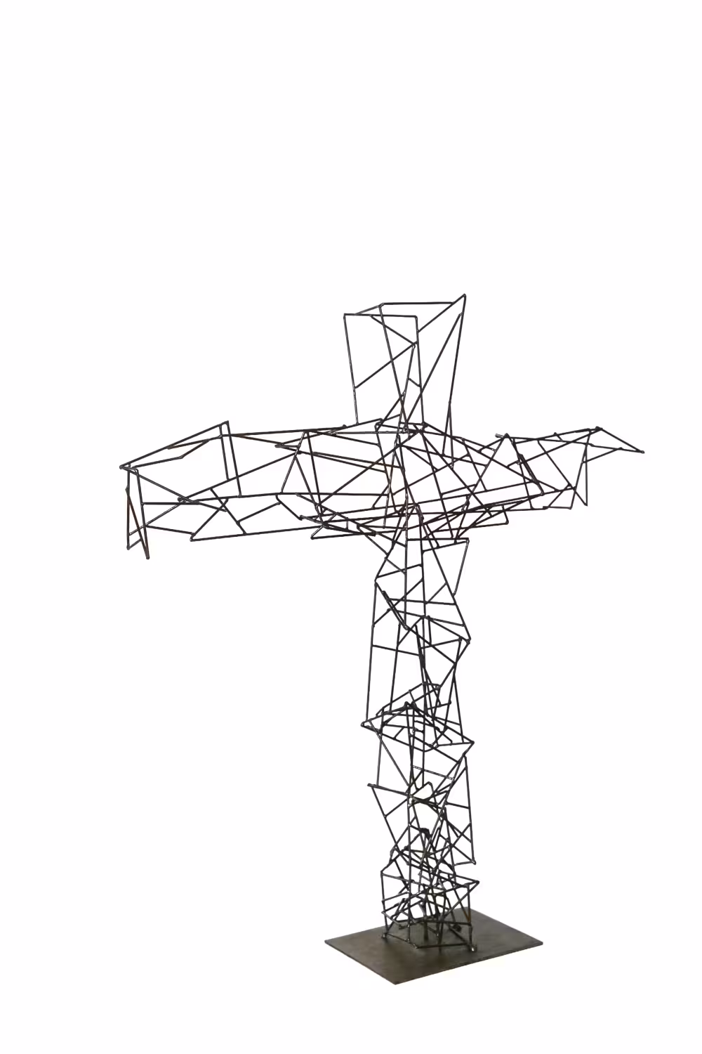 Kreuz aus 1,5 mm Schweißdraht