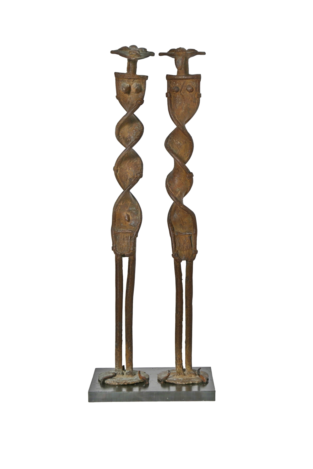 Sockel aus Stahl für Bronzeskulpturen