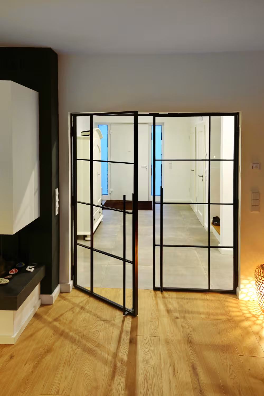 Doppel-Tür als Loft Tür Modell: die Filigrane - Doppeltür im Loft Stil