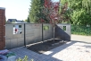 Sichtschutz Wand aus 2 mm aus rostendem Stahl - Sichtschutzwand aus Stahlblech