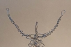 kleine Draht Skulptur aus 1,4 mm Stahldraht
