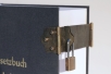 Buchschließe aus Edelstahl