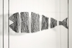 Fisch aus Stahldraht – kinetische Raumskulptur - kinetischer Fisch