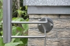 Terrassengeländer aus Edelstahl und satiniertem Glas - Edelstahl Balkongeländer mit satiniertem Glas