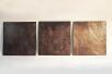 Kupferabschlag – Triptychon aus Kupfer - Triptychon aus Kupfer