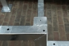 Unterkonstruktion aus Rechteckrohr für eine Treppe