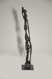 Sockelplatte aus 3 mm Stahl für eine Makonde Skulptur
