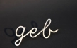 Vereinfachte Ausgangsschrift aus hochwertigem Edelstahl gelasert - Edelstahl Schriftzug