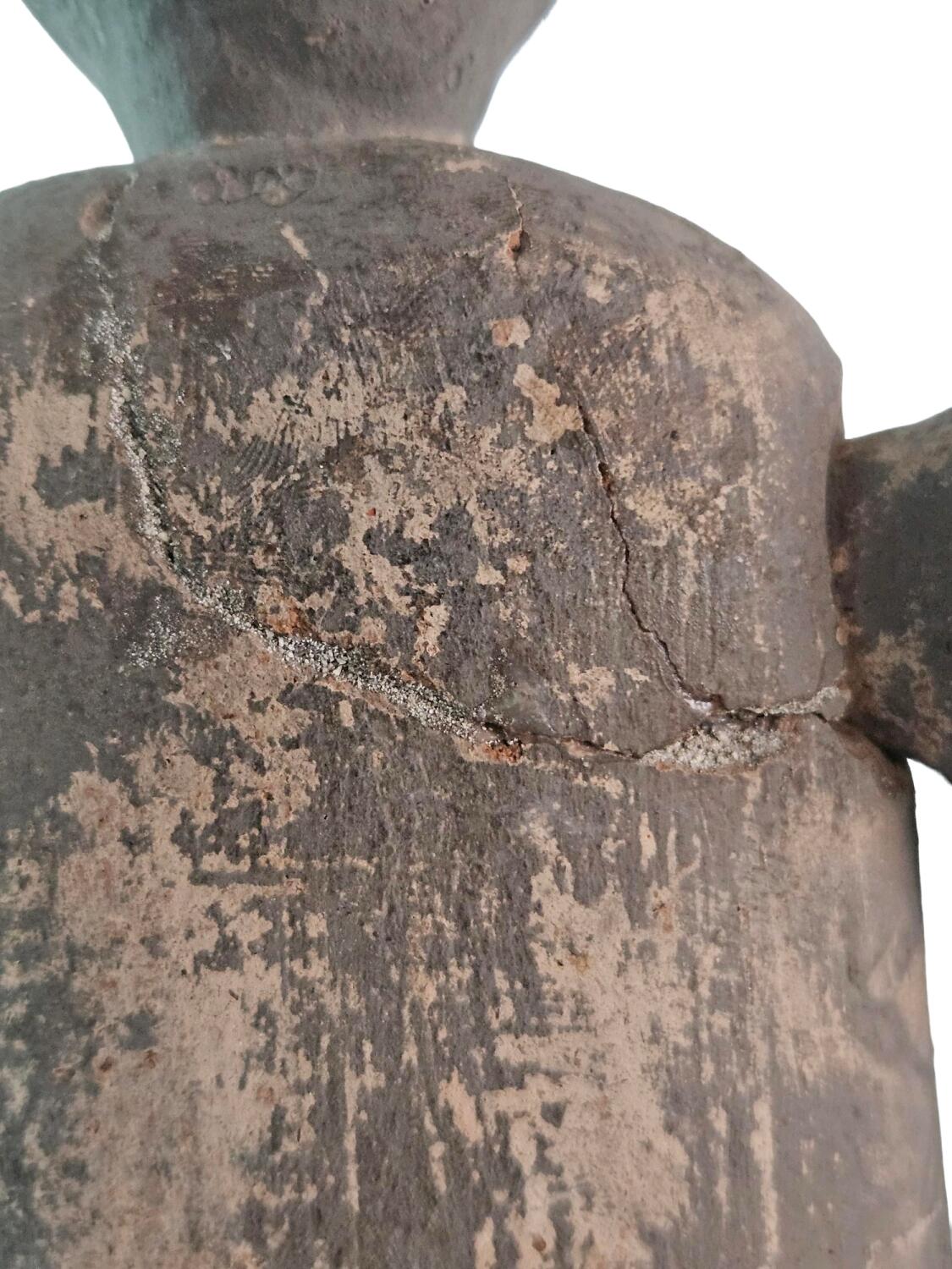 Zeugin einer alten Kultur – bewegliche Keramikfigur aus Mexiko - bewegliche Keramik Figur aus Mexiko