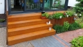 Treppe mit Hochbeet Corten