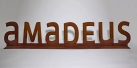 Schriftzug Amadeus