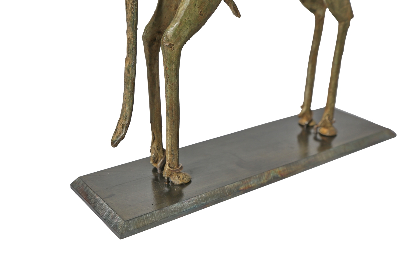 Stahlsockel für ein Pferd aus Bronze - Sockel für ein Bronze Pferd