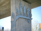 Skulpturen in Peine am Platz unter der Südbrücke