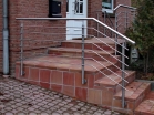 Qualitätsvolles Treppengeländer aus Edelstahl, Preis per lfm