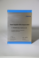 Festo Supplier Elite Award 2019