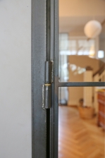 Loft Tür aus Stahl und Glas