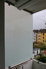 Sicht- und Windschutz für einen Balkon