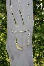 Lustige Gartenskulptur / Skulptur aus 3mm Stahlblech plasmagetrennt