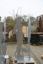 Verschiedene Skulpturen für die LaGa in Burg