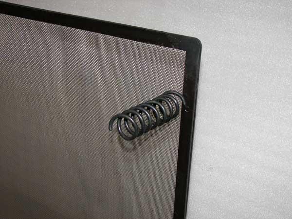 Funkenschutzgitter aus Stahl und Edelstahlgaze