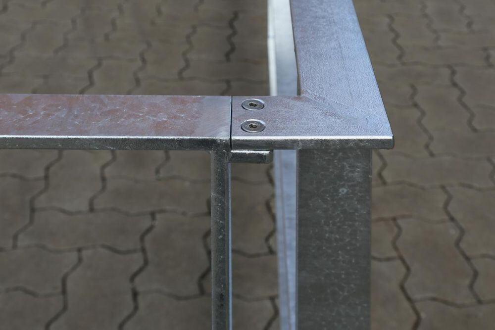 Trennstelle im Flachstahl