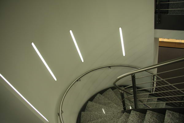 Treppenhausbeleuchtung für die Stadtinformation in Hildesheim