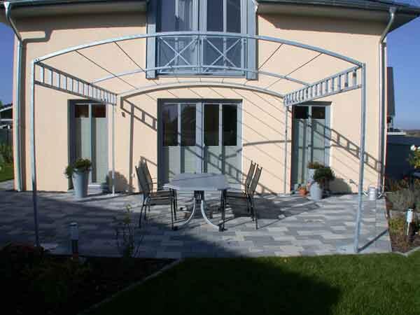 freistehende Terrassenüberdachung