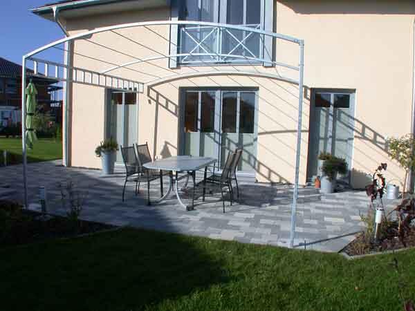 freistehende Terrassenüberdachung