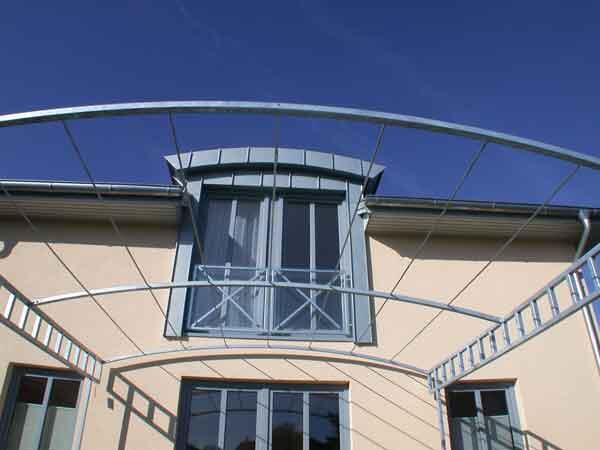 freistehende Terrassenüberdachung