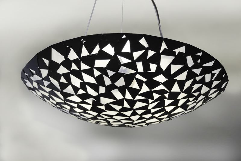 Kronleuchter aus Stahlblech