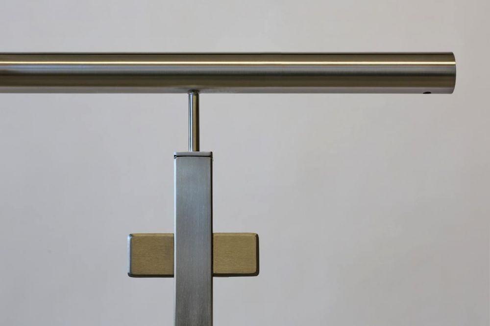 Edelstahlgel&auml;nder aus 42 mm Edelstahlrohr