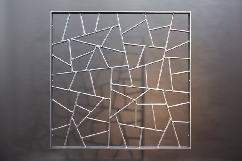 6 Fenstergitter mit Schmitzstruktur